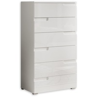 Stella Trading Kommode in Hochglanz - Modernes Sideboard mit