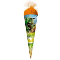 ROTH Schultüte klein Mähdrescher 50 cm - rund Tüllverschluss