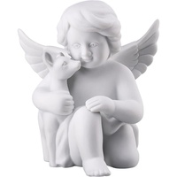 Rosenthal Engel mit Bambi Weiss Matt 10 cm