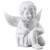 Rosenthal Engel mit Bambi groß weiß matt 14 cm