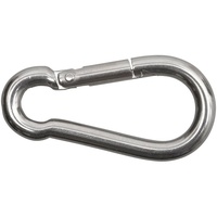 SWG 680 304 005 80 Feuerwehrkarabinerhaken Edelstahl A4 (L
