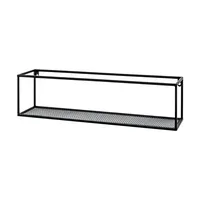 Haku-Möbel Wandregal 50 x 16 x 16 cm Schwarz