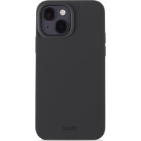 Holdit Silicone Cover (iPhone 14), Smartphone Hülle, Schwarz