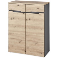 Innostyle Kommode MEMPHIS Breite 80 cm braun