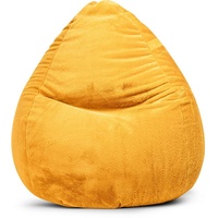 Sitting Point Sitzsack Beanbag Softy XXL Stoff Gelb Senf