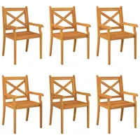 VidaXL Gartenstuhl 59,3 x 95,5 x 29,2 cm braun