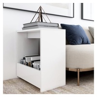 VidaXL Beistelltisch Weiß 50x26x50 cm Holzwerkstoff