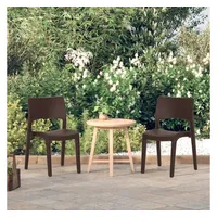 VidaXL Gartenstuhl 47 x 51,5 x 31 cm braun
