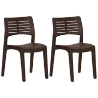 VidaXL Gartenstuhl 47 x 51,5 x 31 cm braun