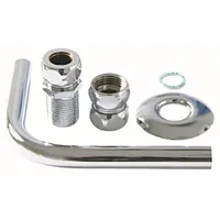 SYR Sasserath Warmwasseranschlussbogen 0323.15.900 verchromt, für Sicherheitsgruppe 322-324