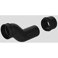 Eisenberg Sanit 58937000000 etagiert um 80 mm, schwarz, DN