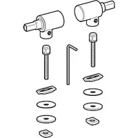 Geberit Ersatz Edelstahlscharniere 598114000 zu WC Sitz Joly 571005000