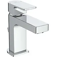 Ideal Standard Edge Waschtischarmatur A7265AA mit Ablaufgarnitur, BlueStart, Ausladung