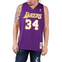 Mitchell & Ness Herren, Shaquille O'Neal T-Shirt, violett, S