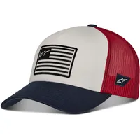 Alpinestars Alpinestars, Flag Snapback, Kappe, Wht/Navy/Red, Os, Mann