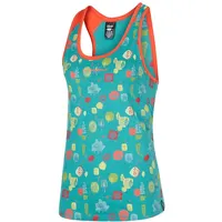 La Sportiva Botanic ärmelloses T-shirt - Lagoon / Cherry