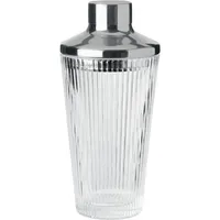 Stelton Pilastro Cocktail Shaker 400 ml Edelstahl Silikon Glas