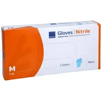 Abena CLASSIC NITRIL HANDSCHUHE BLAU M 100 st