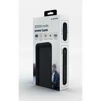 Gembird Powerbank 20000 mAh USB schwarz