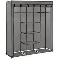 VidaXL Kleiderschrank mit Fächern und Stangen 150 x 175