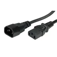 Bachmann Kaltgeräte-Kabel 2,5m schwarz 2,5 m