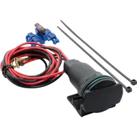 Baas Bikeparts Bordsteckdose ZIG Ø21mm mit Kunststoffdeckel ZA01 -