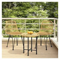 VidaXL Gartenstuhl 48 x 62 x 84 cm braun