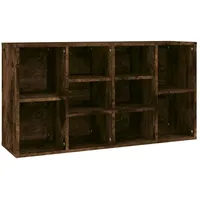 VidaXL Schuhbank Räuchereiche 103x30x54,5 cm Holzwerkstoff