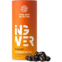 Mind Body Nutrition Ingwer mit Vitamin D3 & K2-