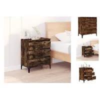 VidaXL Sideboard Räuchereiche 60x35x70 cm Holzwerkstoff