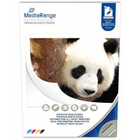 MediaRange Fotopapier MRINK119, A4, Injekt, klebendes hochglänzend, 115 g/m2,