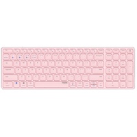 Rapoo E9700M Multi-mode Wireless Ultra-slim Keyboard rosa, USB/Bluetooth, DE
