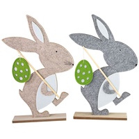 Riffelmacher Hase Wandersmann mit Ei 27 x 5 x