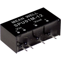 MeanWell MEAN WELL SPU01N-12 DC/DC-Wandlermodul 84 mA 1 W