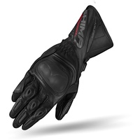 SHIMA Miura perforierte Damen Motorrad Handschuhe (Schwarz, XS)