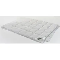 Fjödur Daunenbettdecke FJÖDUR "Fleur", weiß, B:155cm L:220cm, Bezug: 100%