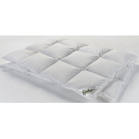 Fjödur Daunenbettdecke FJÖDUR "Fleur", weiß, B:200cm L:200cm, Bezug: 100%
