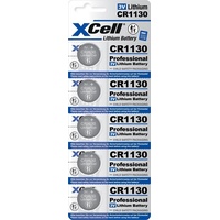 XCell Lithium Knopfzelle 1130 CR1130 3V, 5er