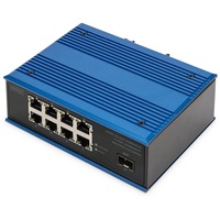 Digitus DN-65 Industrial Railmount Gigabit Switch, 8x RJ-45, 1x