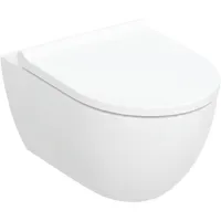 Geberit Acanto Wand-WC mit WC-Sitz Weiß