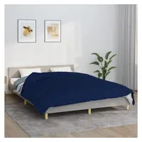 VidaXL Gewichtsdecke Blau 200x225 cm 13 kg Stoff