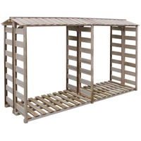 VidaXL Brennholzregal Lagerschuppen 300 x 90 x 176 cm