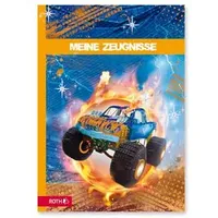 ROTH Zeugnismappe Monstertruck, mit Design und Effekt