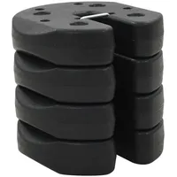 VidaXL Pavillon-Gewichte 4 Stück 0,22 x 0,05 x 0,22