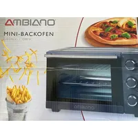 Ambiano Mini Backofen 1200 W Pizza Umluft Miniofen 15