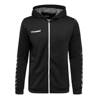 Hummel Authentic Kinder Polyester Kapuzenjacke black/white 116