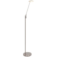 Steinhauer Stehleuchte Standlampe LED Wohnzimmerleuchte Dimmer Metall Stahl H