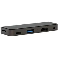 Exsys 5in1 USB-C Mini Dock (USB-C, 5 Ports), Dockingstation