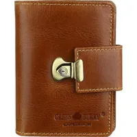 GREENBURRY Expedition Schloss-Geldbörse Damen Geldbörse braun