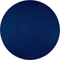 HANSE HOME Teppich Rund – Wohnzimmerteppich Flauschiger Kurzflor Unifarben